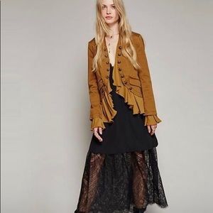 Free People romantic ruffles jacket